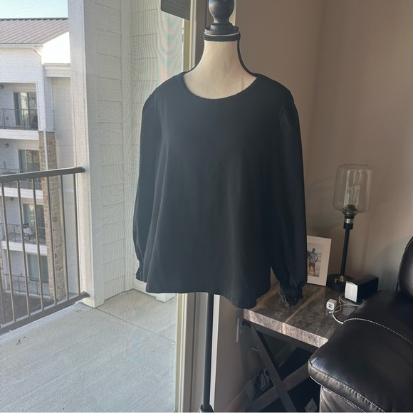 Jessica Simpson Puff Sleeve Blouse Size‎ Large NWOT - Picture 1 of 5